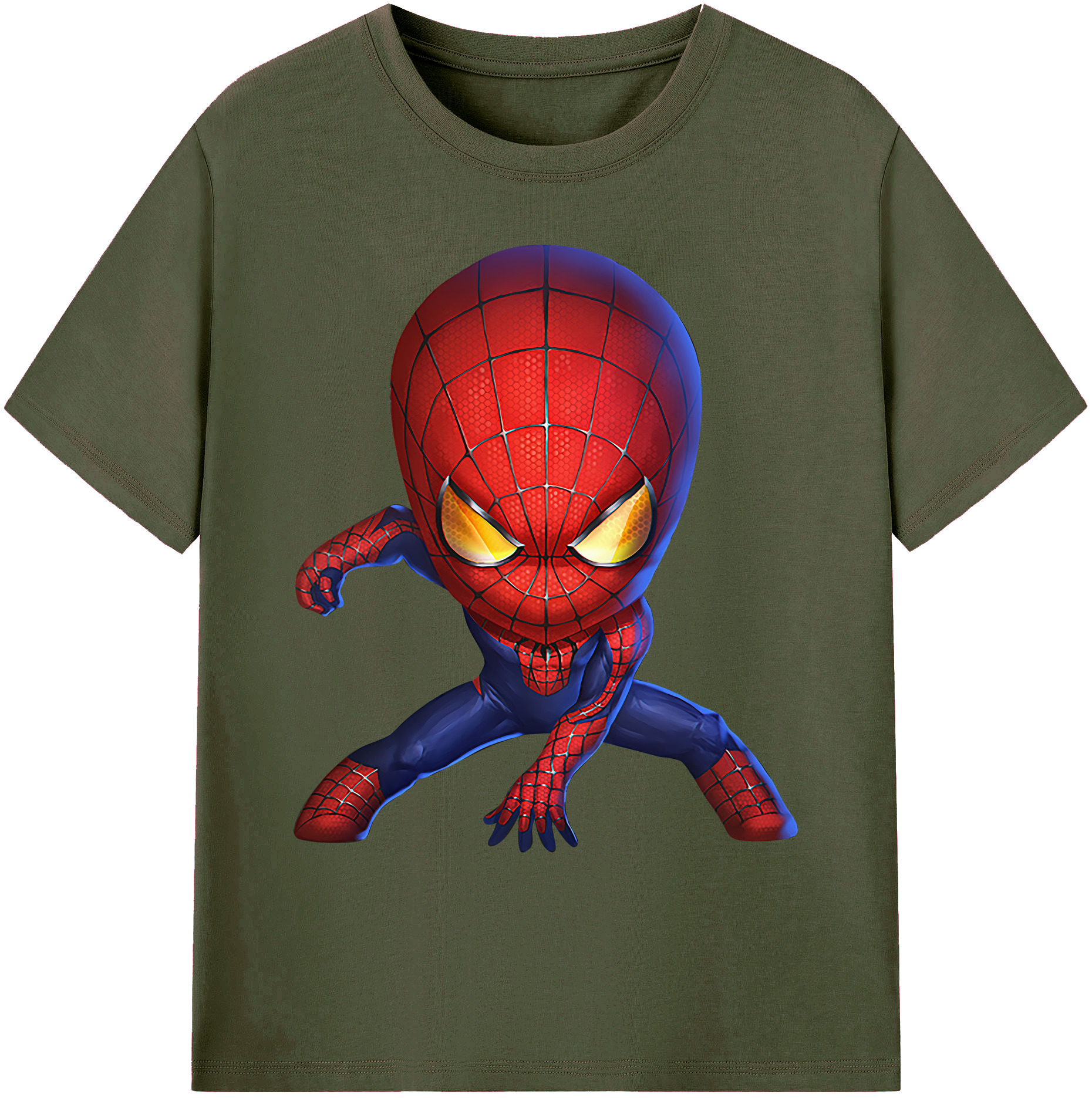 （画像用） Spider Man スパイダーマン 綿100％ メンズ半袖Tシャツ｜肌触りやわらか＆通気性